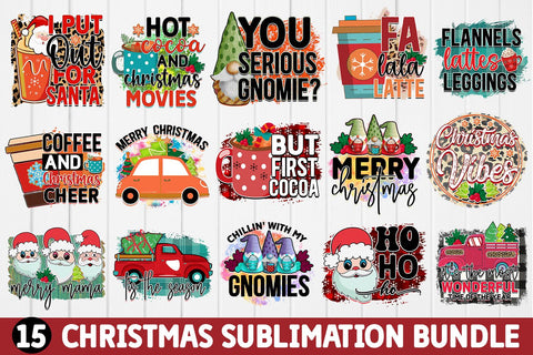 Christmas Sublimation Bundle SVG Regulrcrative 