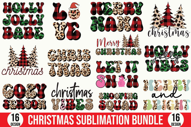 Christmas Sublimation Bundle SVG SVGista 