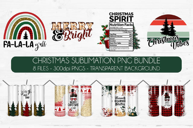 Christmas Sublimation Bundle Vol2 | Holiday Sublimation Graphics Sublimation DIYxe Designs 