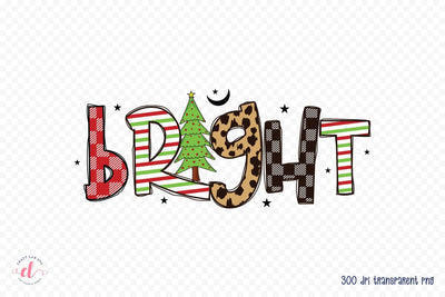 Christmas Sublimation Design - Bright Sublimation CraftLabSVG 