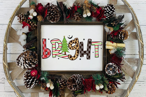 Christmas Sublimation Design - Bright Sublimation CraftLabSVG 