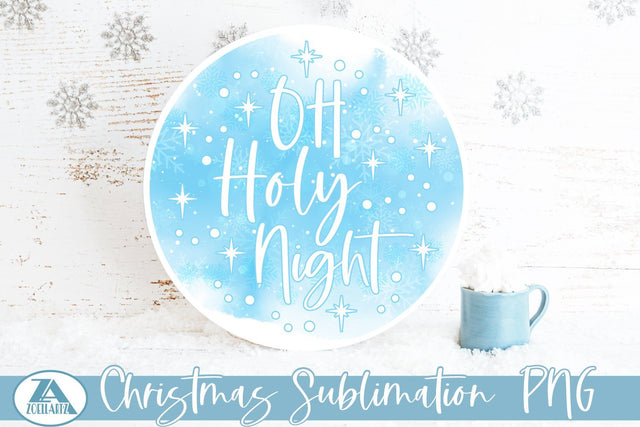 Christmas Sublimation Design Christmas Round Ornament PNG Sublimation zoellartz 