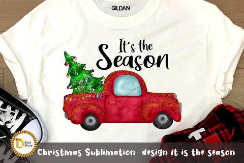 Christmas Sublimation design It is the season Sublimation Dina.store4art 