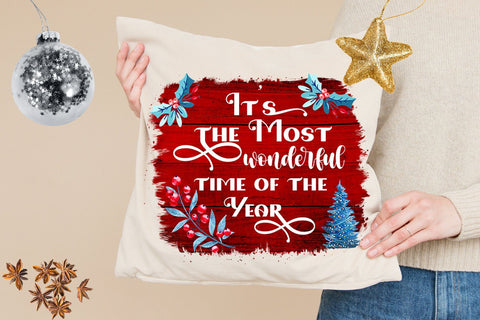 Christmas Sublimation Design- It's Most Wonderful Time PNG Sublimation Happy Printables Club 