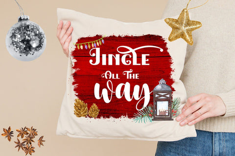 Christmas Sublimation Design- Jingle All The Way Sublimation Sublimation Happy Printables Club 