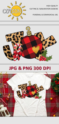 Christmas Sublimation Design Joy Sublimation CutsunSVG 