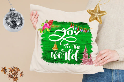Christmas Sublimation Design- Joy to the World Sublimation Sublimation Happy Printables Club 