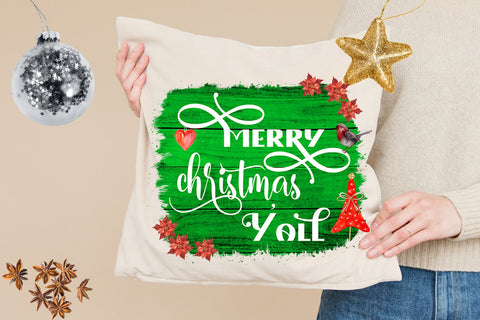 Christmas Sublimation Design- Merry Christmas Sublimation Sublimation Happy Printables Club 