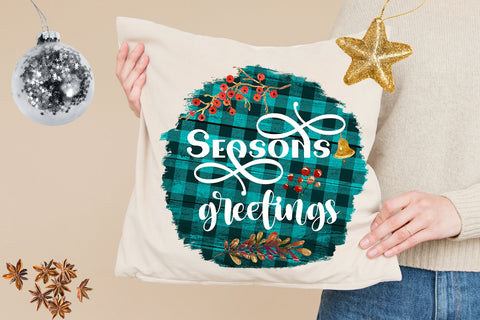 Christmas Sublimation Design- Season's Greetings Sublimation Sublimation Happy Printables Club 