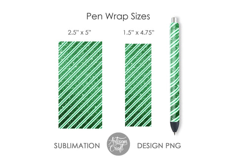 Christmas sublimation PNG showing Green candy cane Sublimation Artisan Craft SVG 