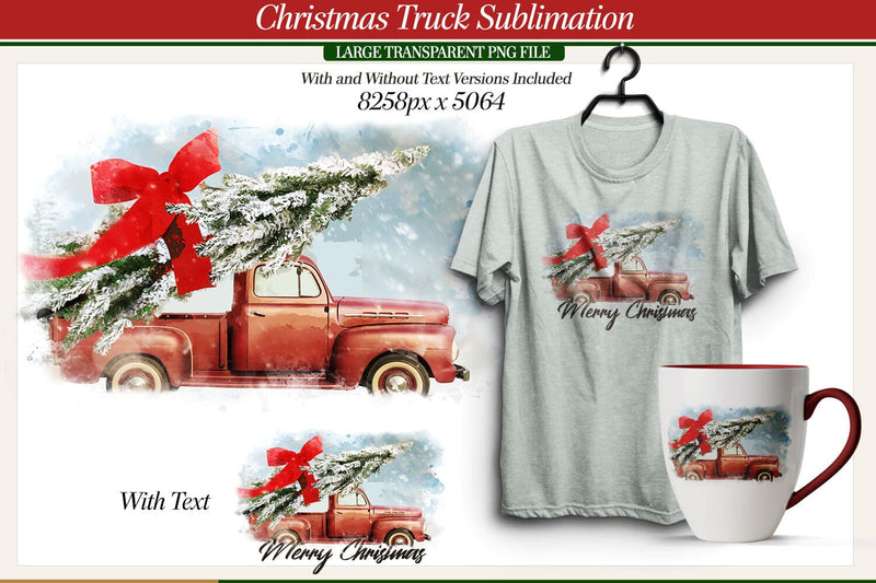 Christmas Sublimation Sublimation AfterTenDesign 