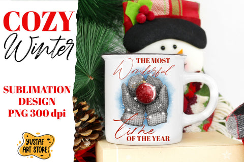 Christmas sublimation "The most wonderful time of the year" Sublimation Yustaf Art Store 