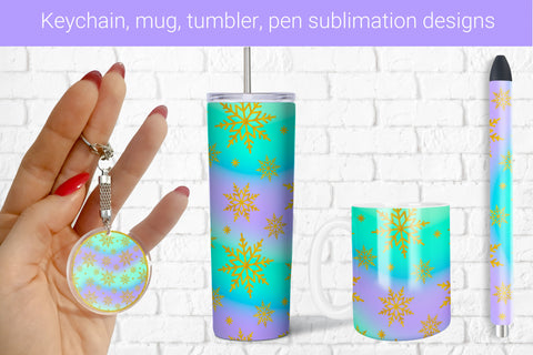 Christmas sublimation tumbler, mug, epoxy pen, keychain Sublimation Svetana Studio 