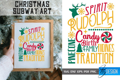 Christmas Subway Art SVG | Christmas Quotes SVG Design | Winter Quotes SVG SVG Fly Design 