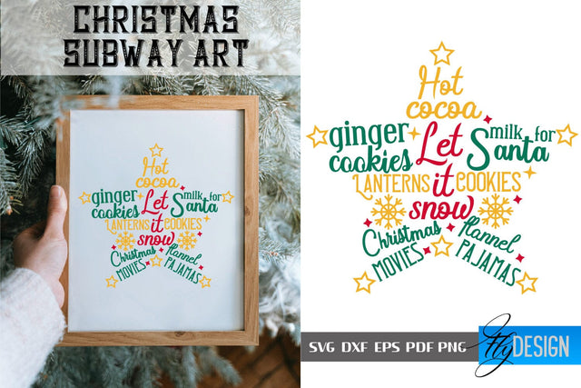 Christmas Subway Art SVG | Christmas Quotes SVG Design | Winter Quotes SVG SVG Fly Design 