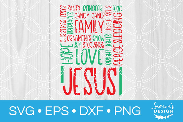 Christmas Subway Art SVG SavanasDesign 