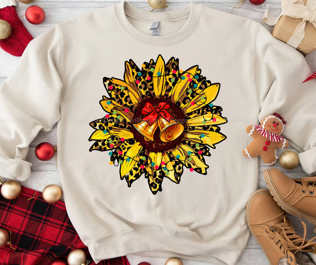 Christmas Sunflower Png Sublimation ToriDesigns 