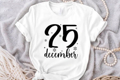 Christmas SVG, 25 december SVG FiveStarCrafting 