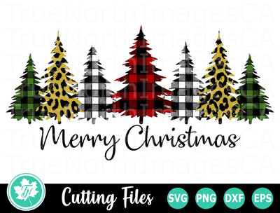 Christmas SVG | 7 Christmas Trees SVG TrueNorthImagesCA 