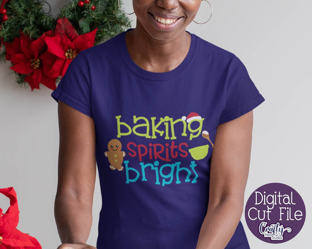 Christmas Svg - Baking Spirits Bright - Christmas Cookies Svg SVG Crafty Mama Studios 