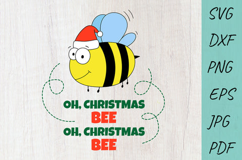 Christmas SVG | Bee SVG | Christmas bee SVG Irina Ostapenko 