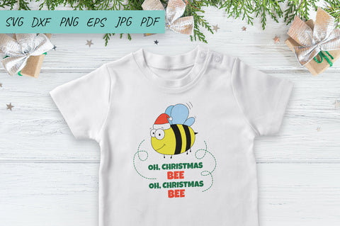 Christmas SVG | Bee SVG | Christmas bee SVG Irina Ostapenko 