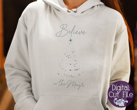 Christmas Svg, Believe In The Magic Svg, Christmas Tree Svg SVG Crafty Mama Studios 
