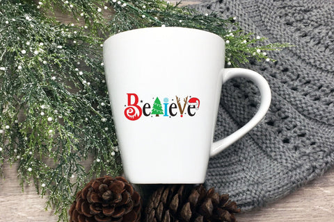 Christmas SVG, Believe SVG Cut File SVG CraftLabSVG 
