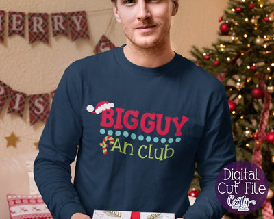 Christmas Svg - Big Guy Fan Club - Santa Claus Svg SVG Crafty Mama Studios 
