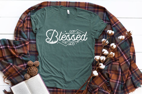 Christmas SVG - Blessed SVG Cut File SVG CraftLabSVG 