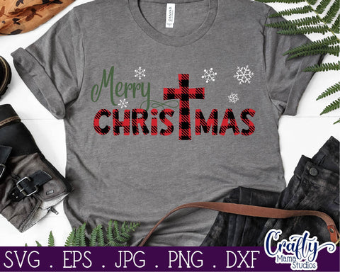 Christmas Svg - Buffalo Plaid Christmas Bundle SVG - Buffalo Plaid Svg - Holiday Svg SVG Crafty Mama Studios 