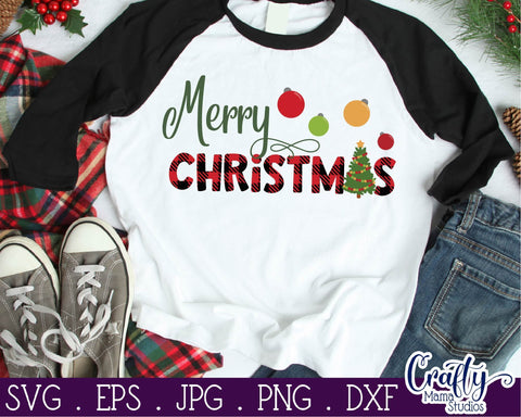 Christmas Svg - Buffalo Plaid Christmas Bundle SVG - Buffalo Plaid Svg - Holiday Svg SVG Crafty Mama Studios 