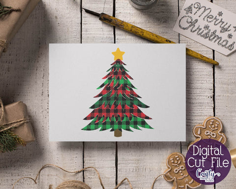 Christmas Svg - Buffalo Plaid Svg - Christmas Tree Svg - Buffalo Plaid Christmas Tree SVG Crafty Mama Studios 