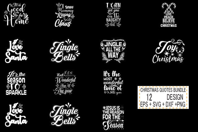Christmas svg bundle 12 design SVG svgteam 