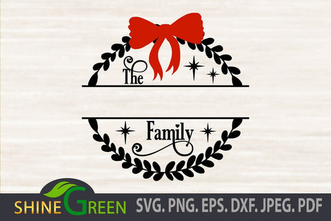 Christmas SVG Bundle - 13 Ornaments for Arabesque, Round Signs SVG Shine Green Art 