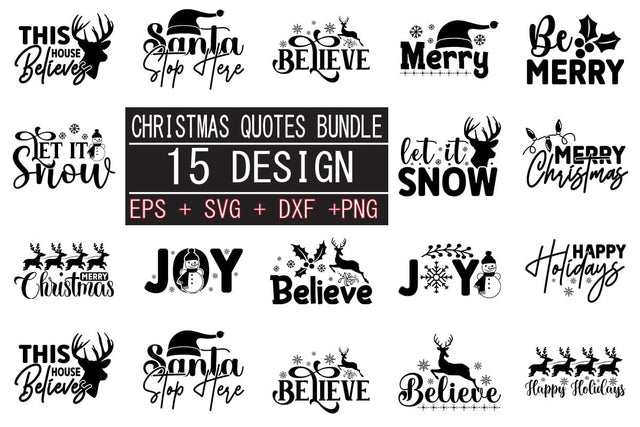 Christmas SVG bundle 15 design SVG svgteam 