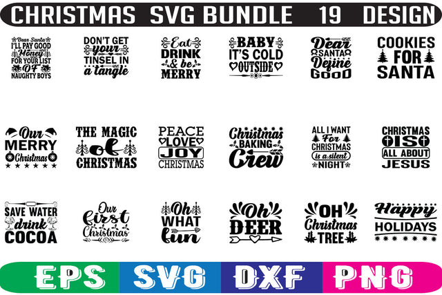 Christmas SVG bundle 19 design SVG Nurstore 