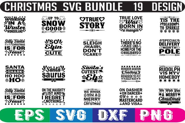 Christmas SVG bundle 19 design SVG Nurstore 