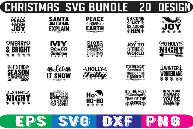 Christmas SVG bundle 20 design SVG Nurstore 