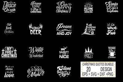 Christmas svg bundle 20 design SVG svgteam 
