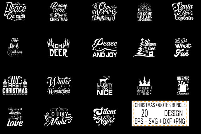 Christmas svg bundle 20 design SVG svgteam 
