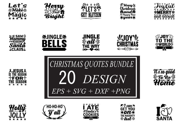Christmas svg bundle 20 design SVG svgteam 