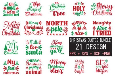 Christmas SVG bundle 21 design SVG Nurstore 
