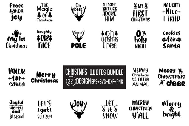 Christmas SVG bundle 22 design SVG Nurstore 