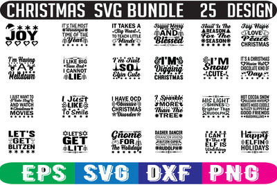 Christmas SVG bundle 25 design SVG Nurstore 