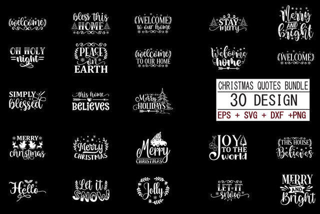 Christmas SVG bundle 30 design SVG svgteam 