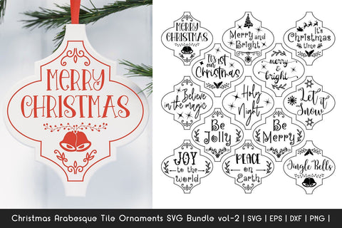Christmas SVG Bundle - Arabesque Tile Ornaments SVG Bundle 2 SVG Dasagani-svg-crafts 