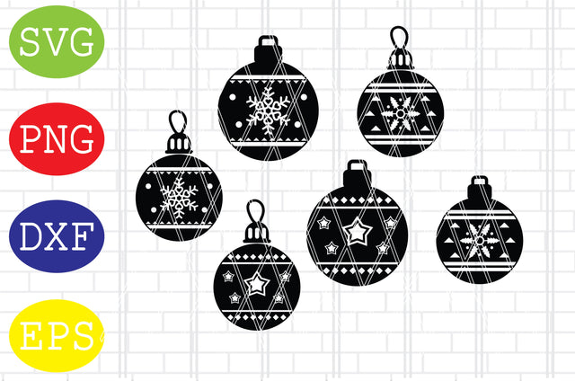 Christmas Svg Bundle, Christmas Ball Svg, Christmas Ornament Svg Bundle, Christmas Decoration Svg SVG DigitalSvgFiles 