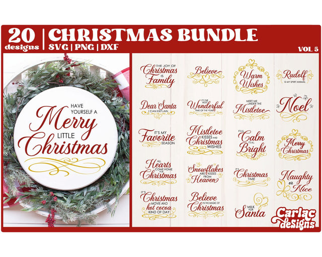 Christmas SVG Bundle, Christmas Bundle SVG, Winter SVG SVG Carla C Designs 