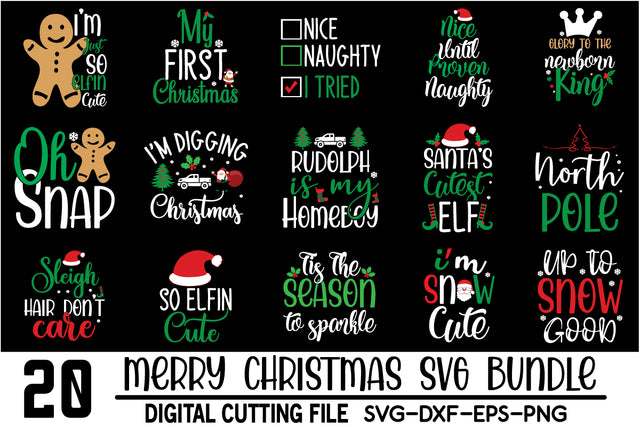 Christmas svg bundle, Christmas Cut Files Cricut Silhouette SVG md faruk hossain 